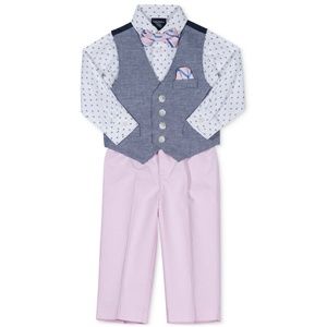 Nautica 4-Piece Formal Wedding Toddler Outfit 18M